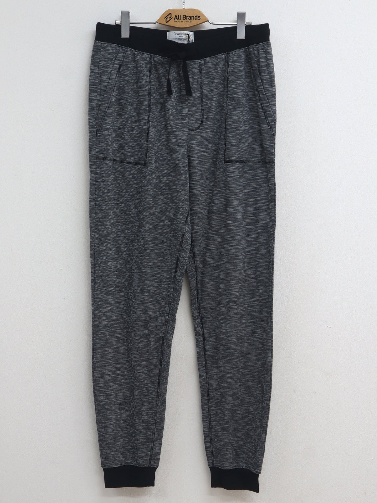 Image for Men's Textured Joggers,Grey