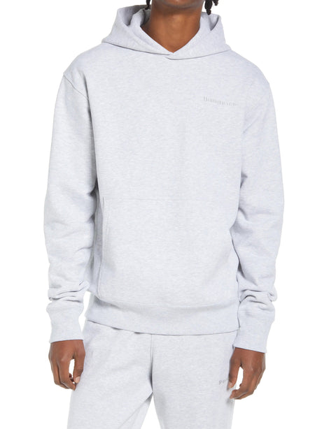 Image for Men's Embroidered Hoodie,Light Grey
