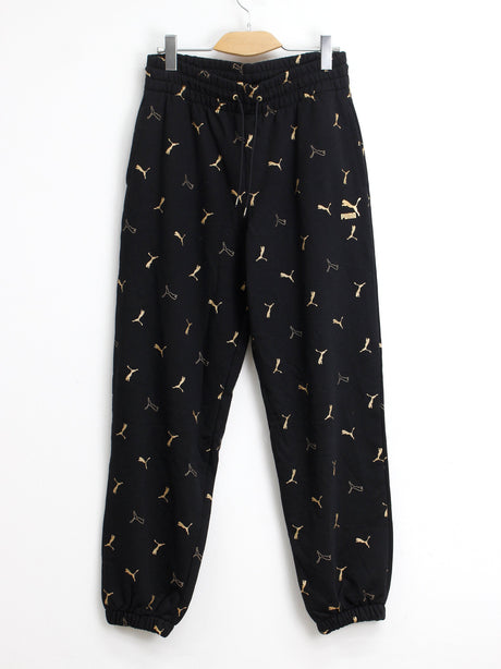 Image for Women's Brand Logo Printed Sport Pants,Black