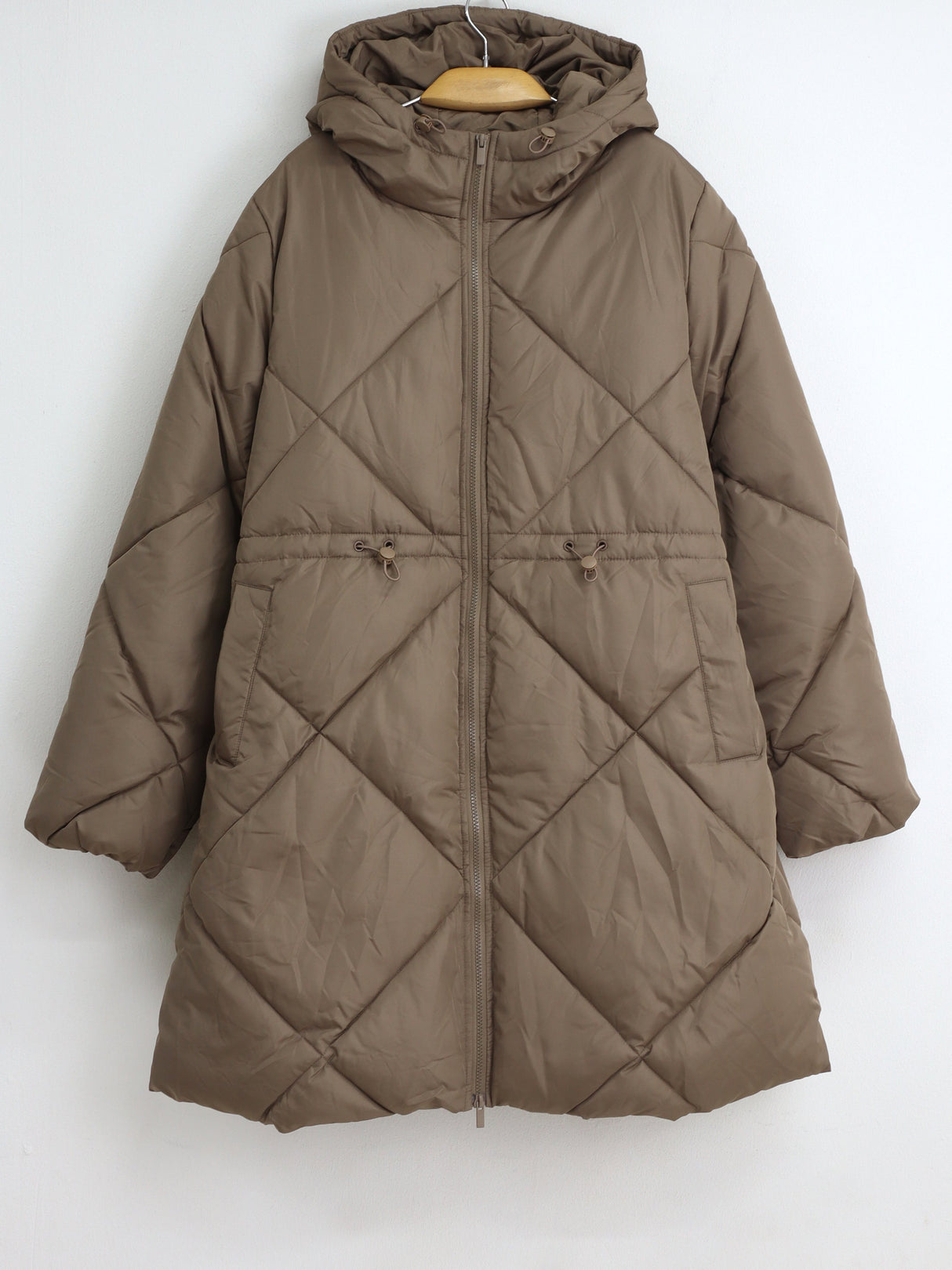 Image for Women's Quilted Coat,Beige