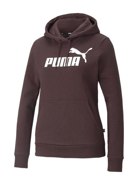 Image for Women's Brand Logo Printed Hoodie,Burgundy