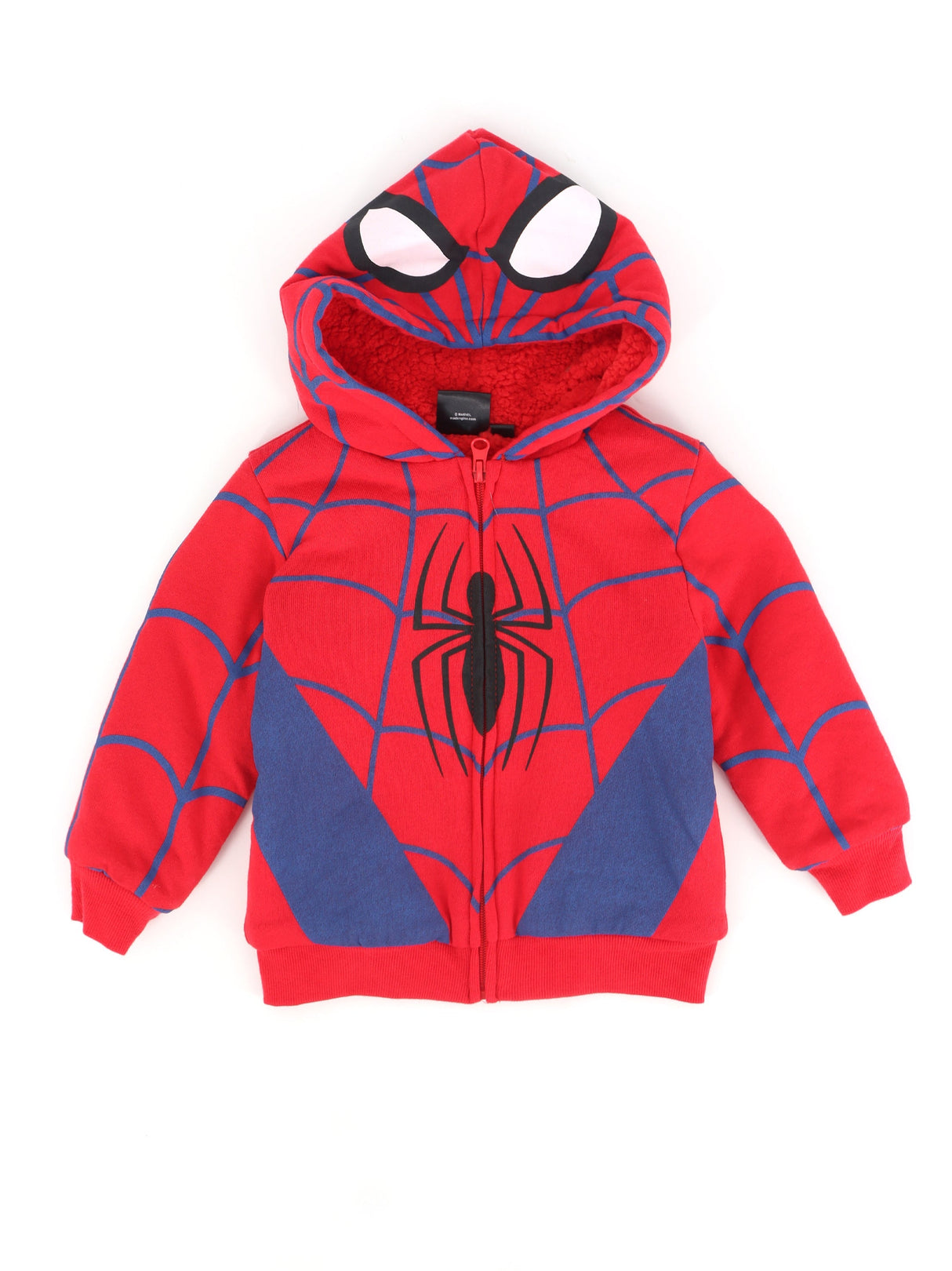 Image for Kids Boy's Graphic Printed Zipped Up Hoodie,Red/Blue