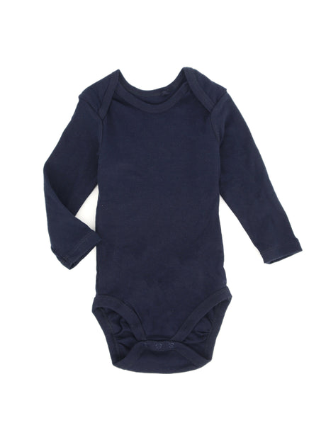 Image for Kids Boy's Plain Bodysuit,Navy