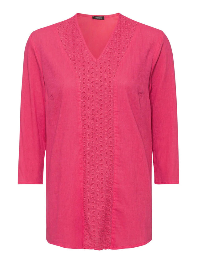 Image for Women's Eyelet Tunic,Pink