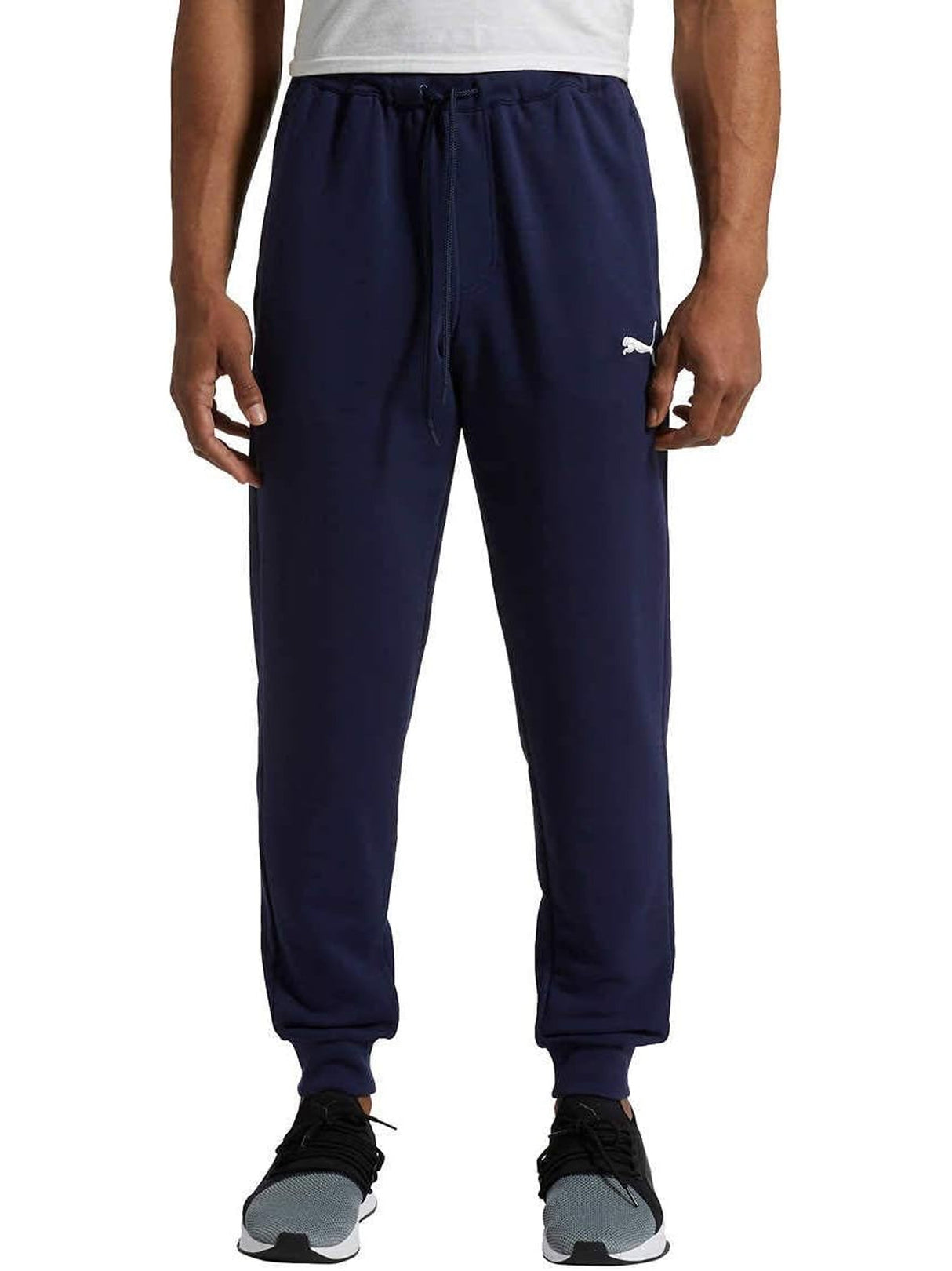 Image for Men's Brand Logo Embroidered Sweatpants,Navy