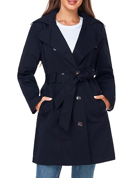 Image for Women's Plain Coat,Navy