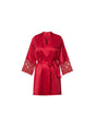 Image for Women's Satin Sleepwear Robe,Red