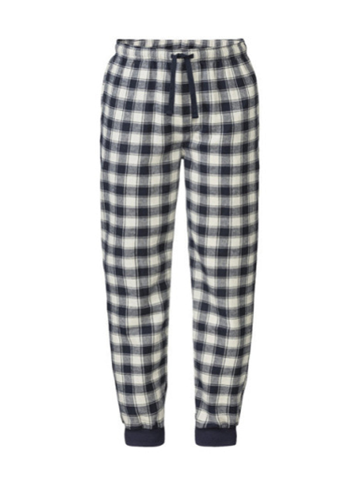 Image for Men's Plaid Sleepwear Pants,Navy/White