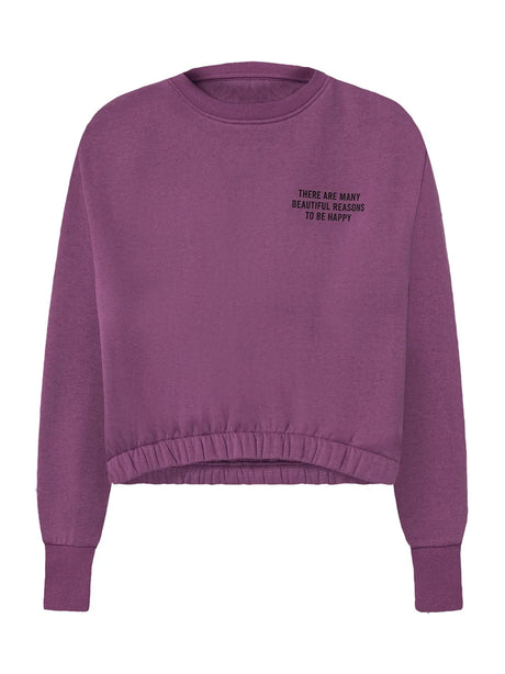 Image for Kids Girl's Printed Sweatshirt,Purple