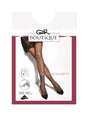 Image for Women's Textured Satin Tights,Black
