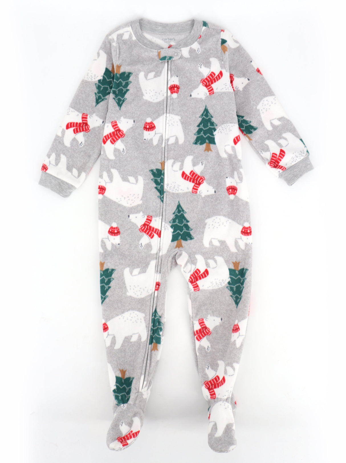 Image for Kids Boy's Graphic Printed Christmas Jumpsuit,Light Grey