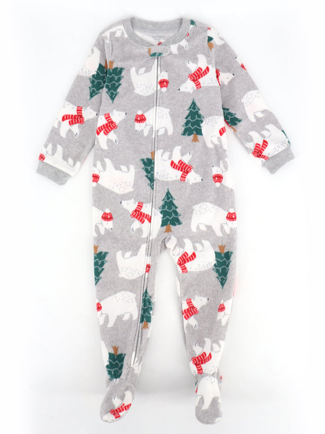 Image for Kids Boy's Graphic Printed Christmas Jumpsuit,Light Grey
