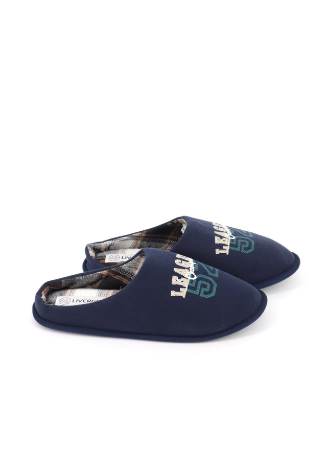 Image for Men's Printed Slippers,Navy