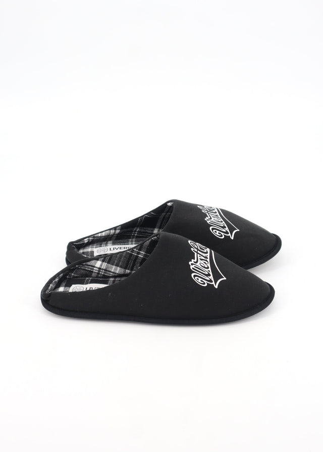 Image for Men's Printed Slippers,Black
