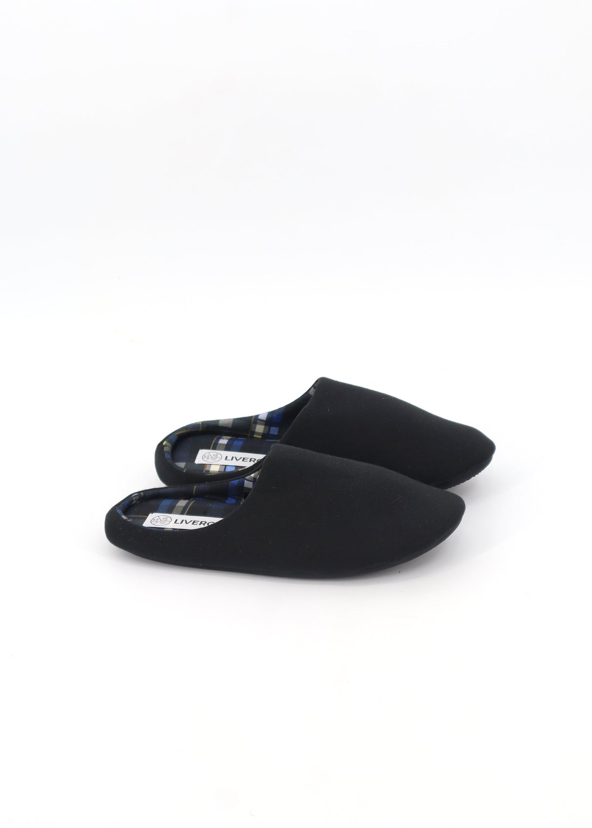 Image for Men's Plain Slippers,Black
