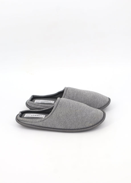 Image for Men's Plain Slippers,Grey