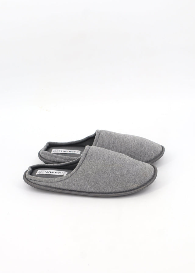 Image for Men's Plain Slippers,Grey