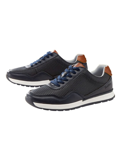 Image for Men's Textured Sneakers,Navy