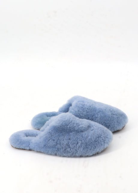 Image for Women's Fur Slippers,Blue