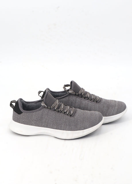 Image for Men's Plain Running Shoes,Grey