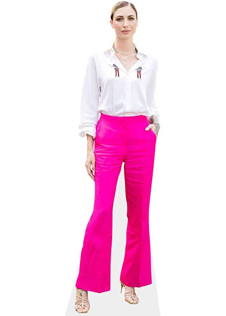 Image for Women's Tailored Flare Trousers,Pink