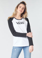 Image for Women's Colorblocked Top,Black/White