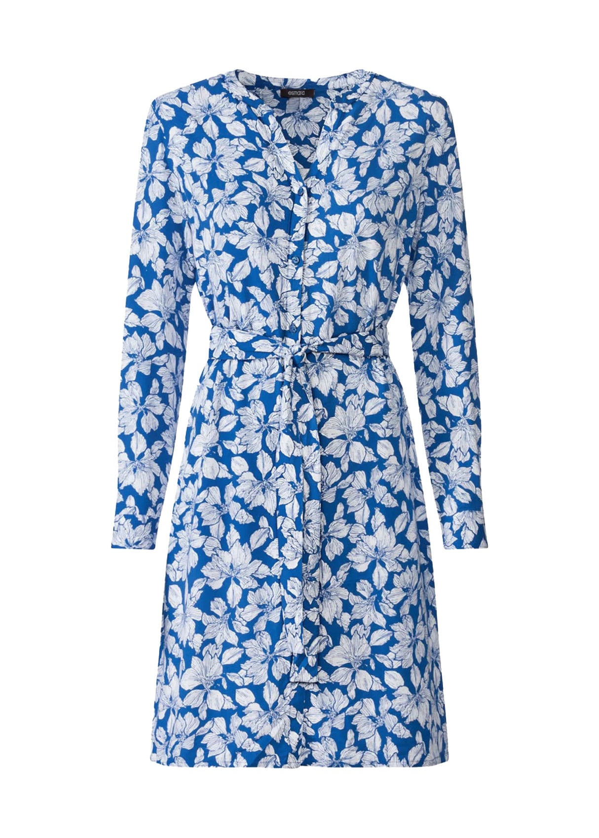Image for Women's Floral Printed Dress,Blue