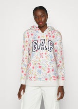 Image for Women's Floral Printed Hoodie,Multi