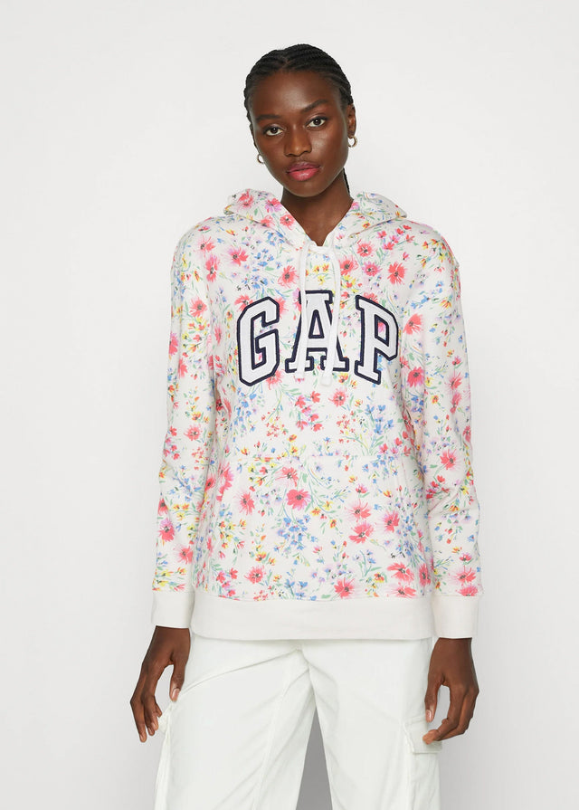 Image for Women's Floral Printed Hoodie,Multi