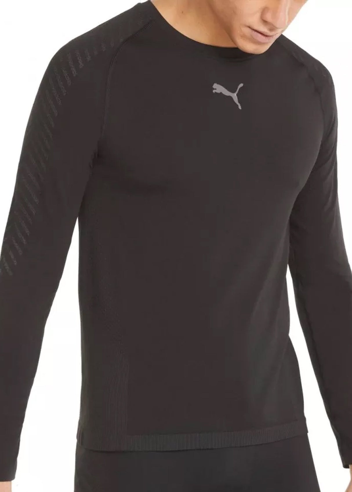 Image for Men's Brand Logo Printed Sport Top,Black