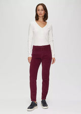 Image for Women's Plain Casual Pant,Burgundy