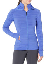 Image for Women's Zipped Up Sports Hoodie,Blue
