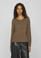 Image for Women's Plain Sweater,Light Brown