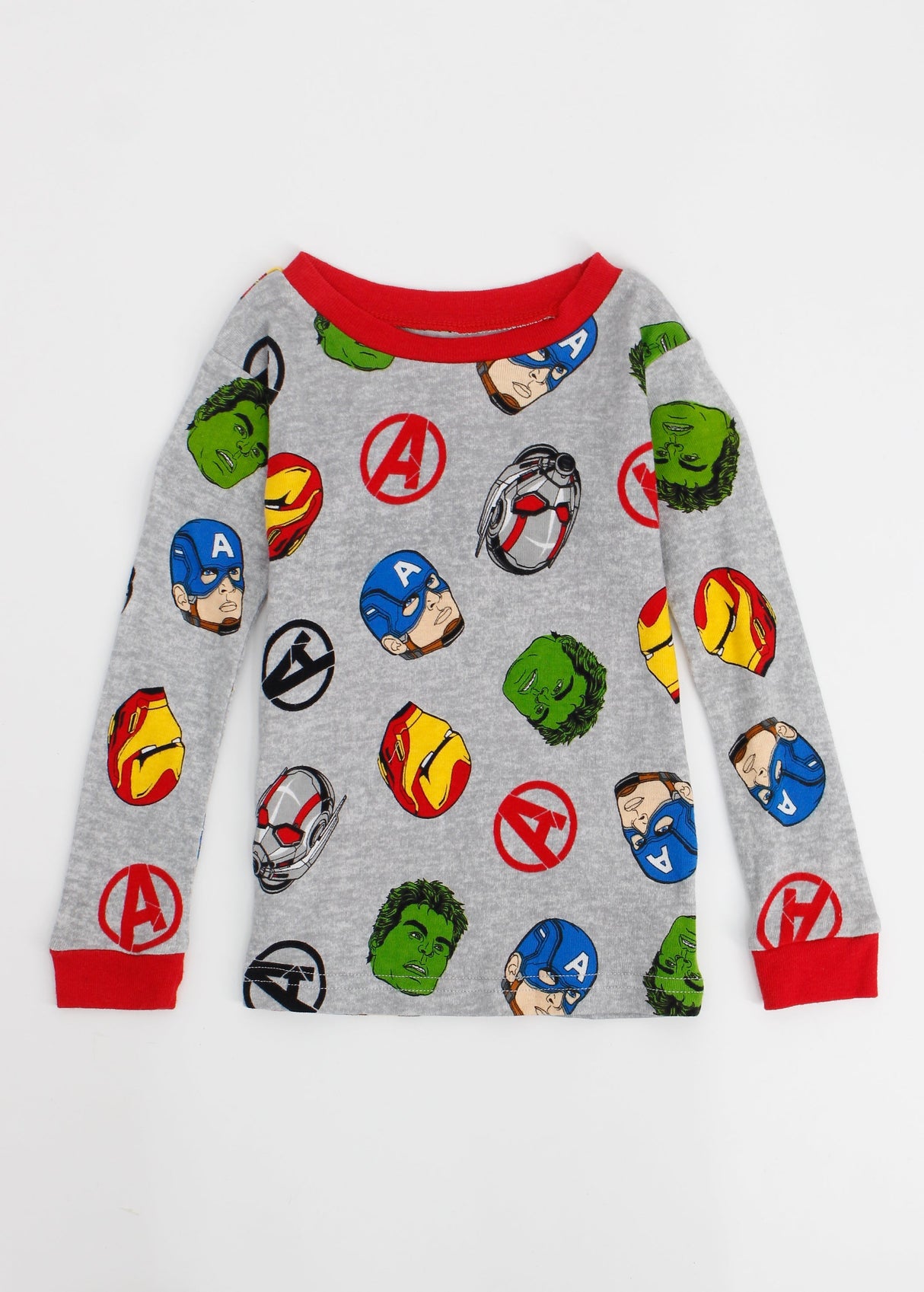 Kids Boy's Graphic Printed Sleepwear Top,Grey