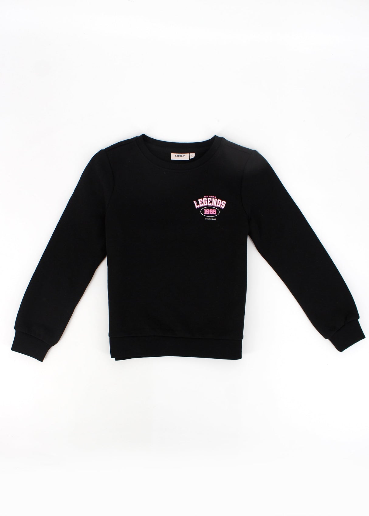 Kids Girl's Printed Sweatshirt,Black