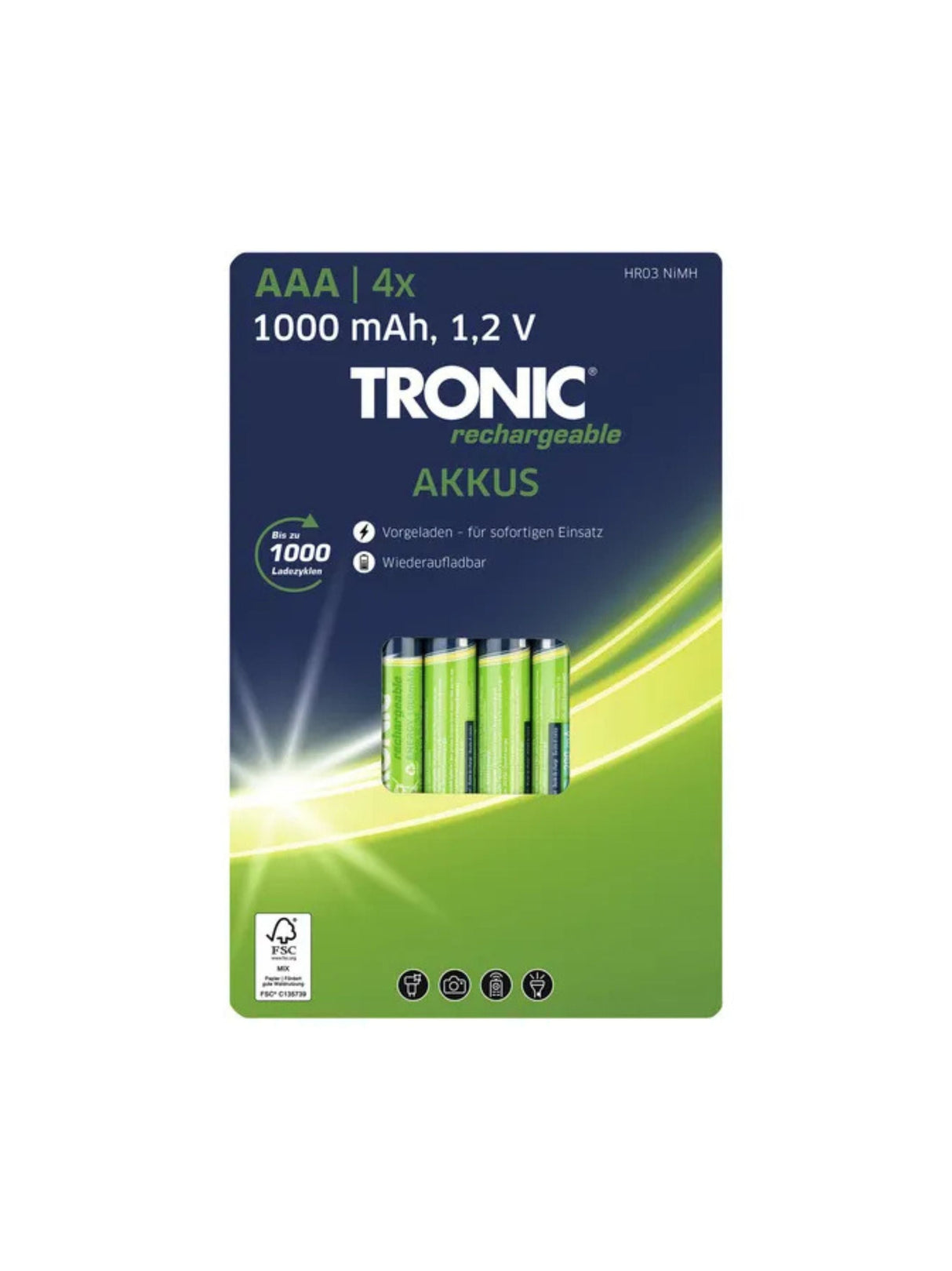 Image for 4 Pieces (Aaa) Batteries