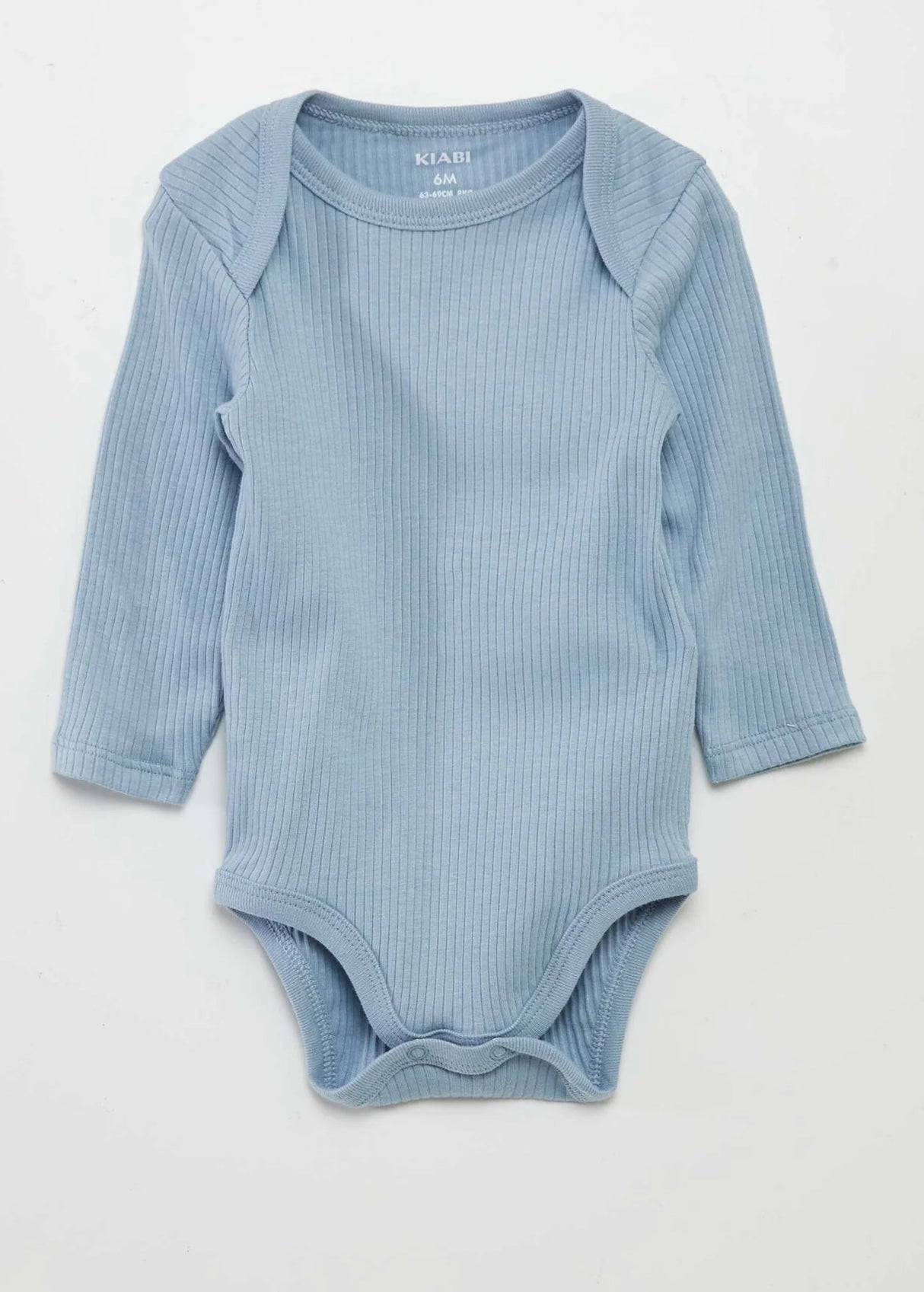 Kids Boy's Ribbed Bodysuit,Blue