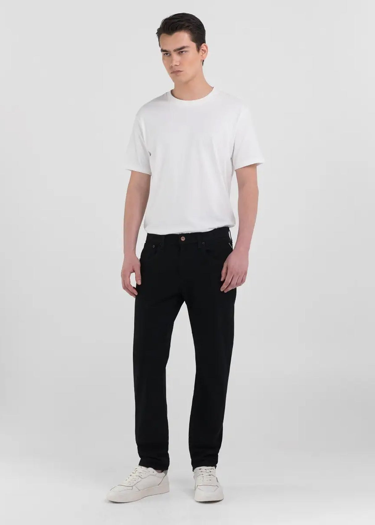 Men's Plain Jeans,Black