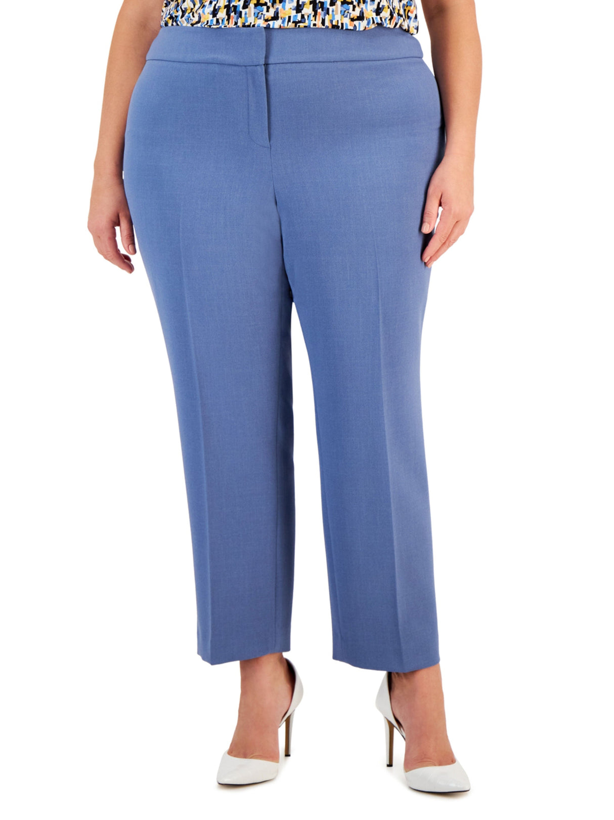Women's Plain Ankle Pants,Blue