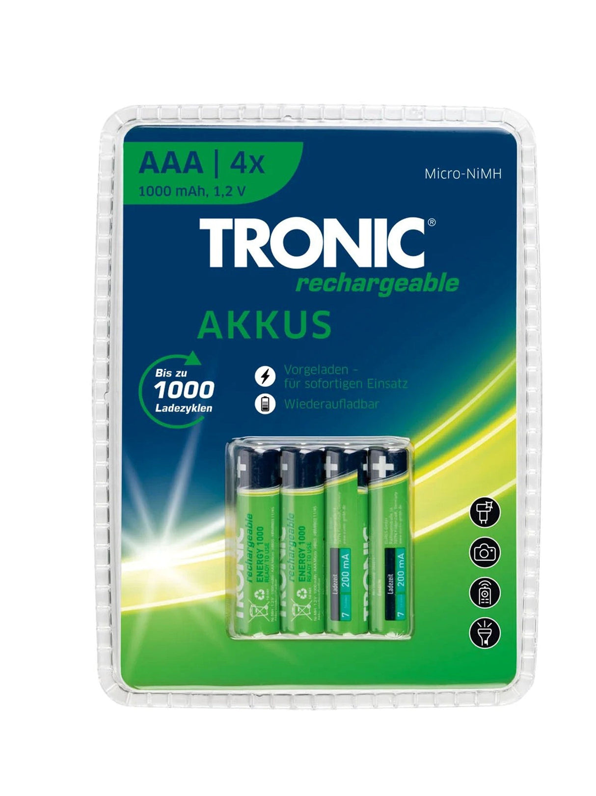 Rechargeable Ni-Mh Batteries Set