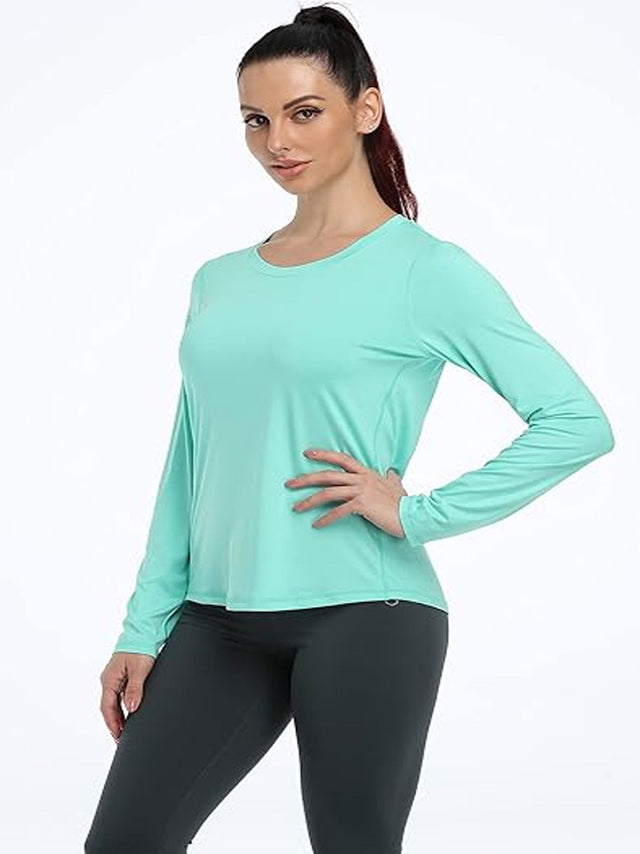 Image for Women's Plain Sport Top,Mint Blue