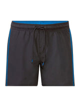Men's Colorblocked Swim Trunks,Black/Blue