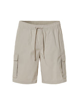 Men's Plain Cargo Short,Beige