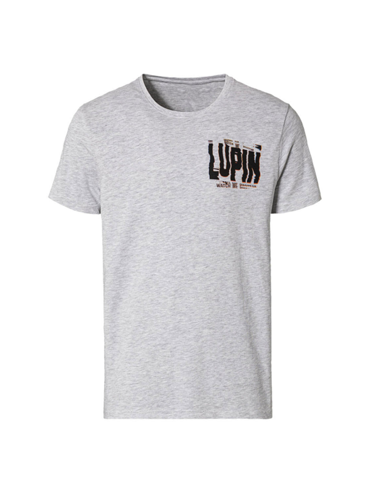Men's Printed T-Shirt,Light Grey
