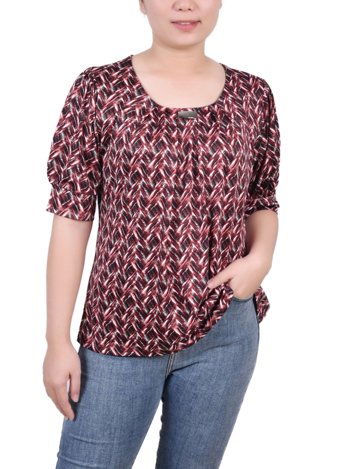 Women's Printed Top,Multi