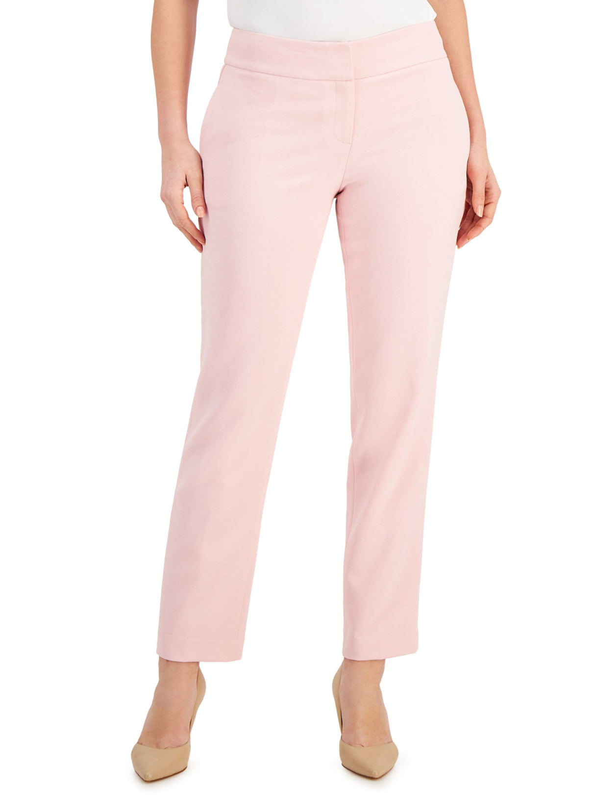 Women's Plain Classic Pants,Pink