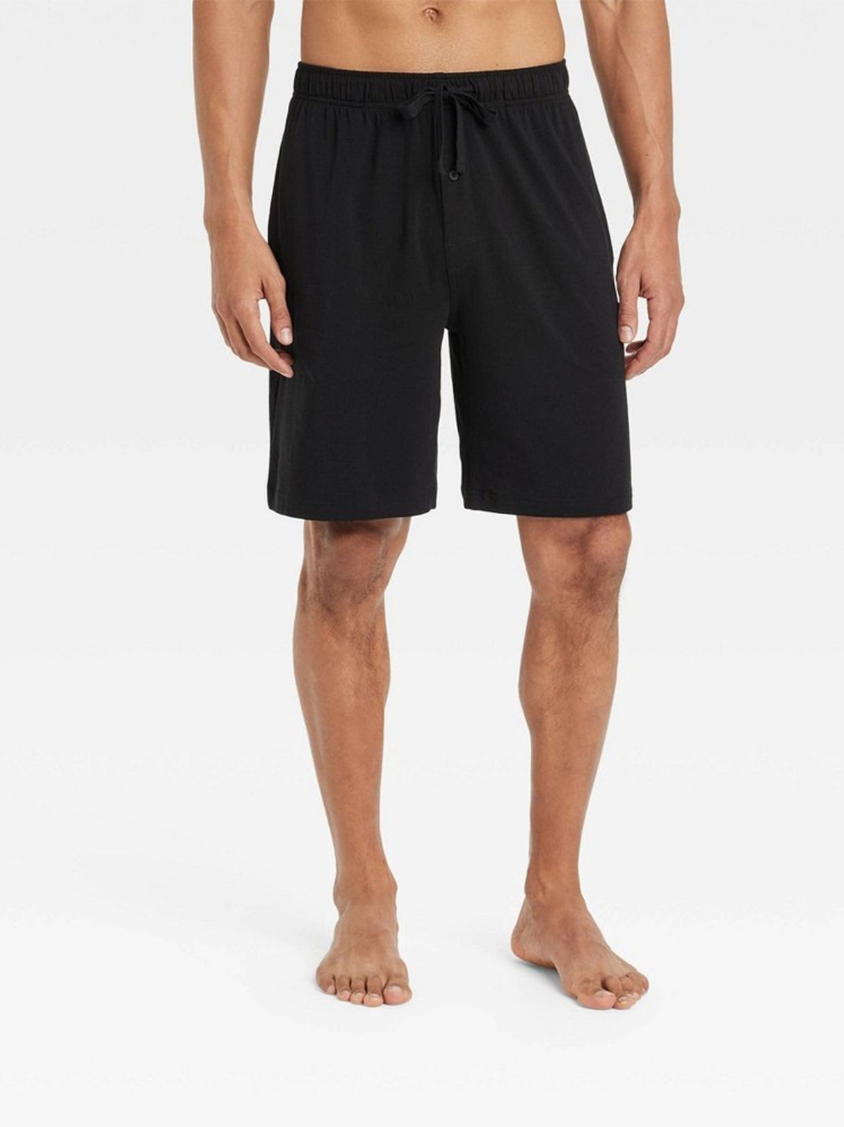 Men's Plain Pajamas Short,Black