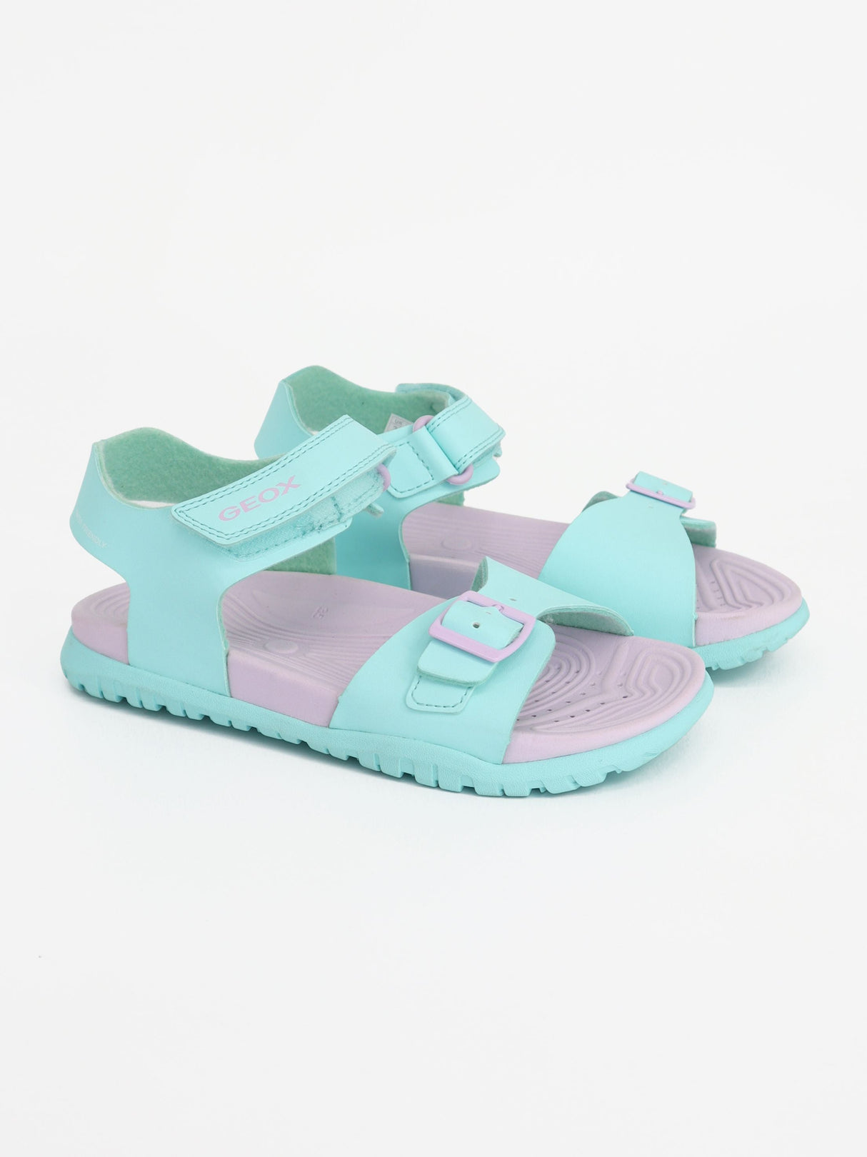 Kids Girl's Plain Sandals,Mint Blue