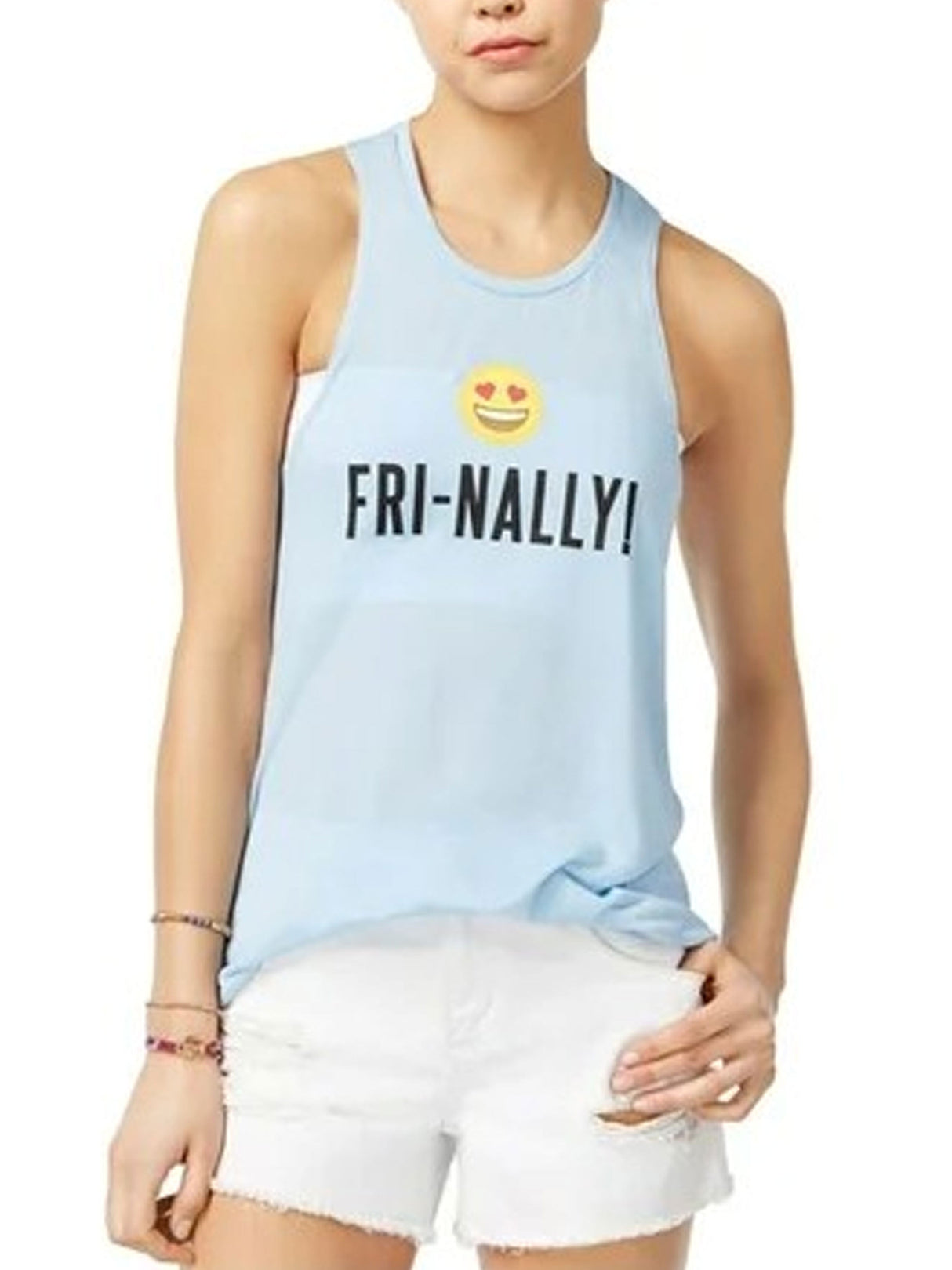 Women's Graphic Printed Tank Top,Blue