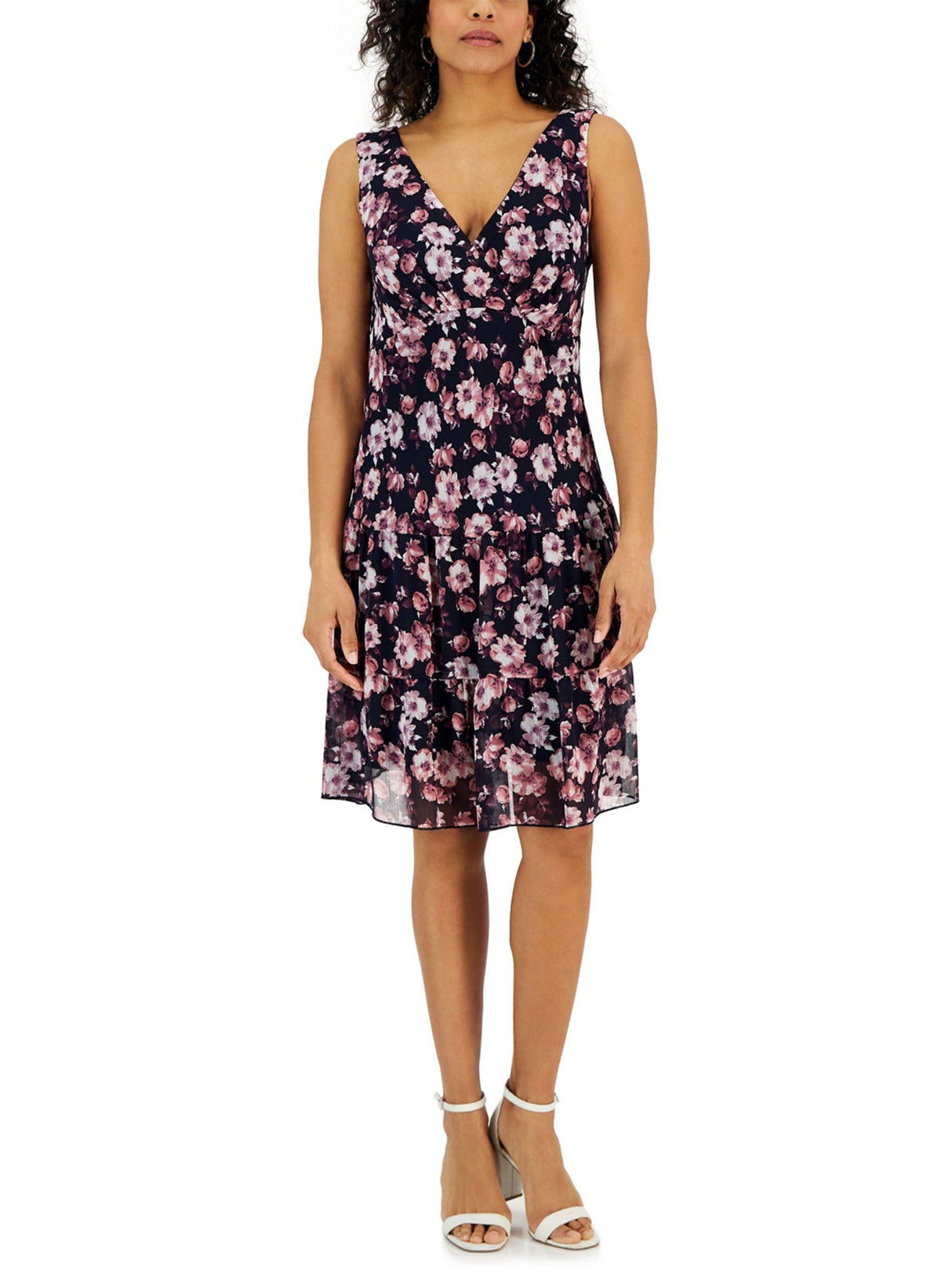 Women's Floral Printed Dress,Multi